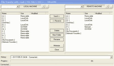 Интернет и сети: Ultr@VNC v.1.0.4 RC17
