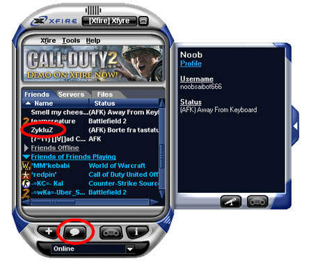 Общение в сети: Xfire v.1.95 Build 33659