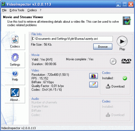 Мультимедиа: VideoInspector v.2.0.0.113