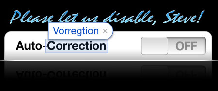 Пользователи просят отключить автокорекцию текста в iPhone