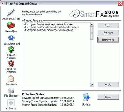 Безопасность: SmartFix Security Center 2008 v.4.9