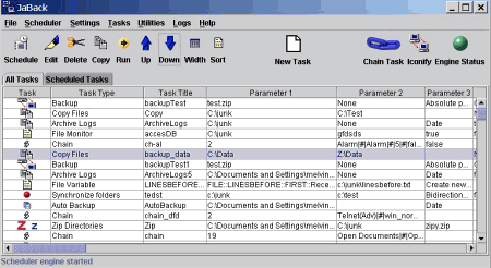 Резервное копирование: JaBack v.8.10