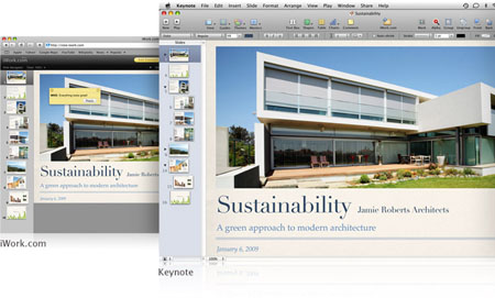 В iWork ’09 дебютирует онлайновый сервис iWork.com