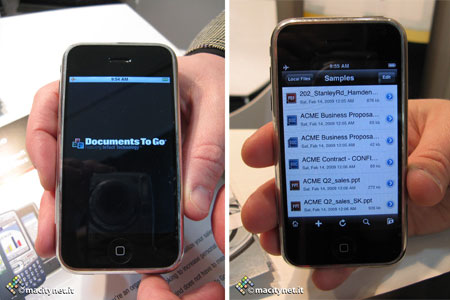 DataViz продемонстрировала бета-версию Documents To Go для iPhone