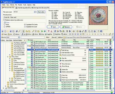 Каталогизаторы: Tag&Rename v.3.5 RC3