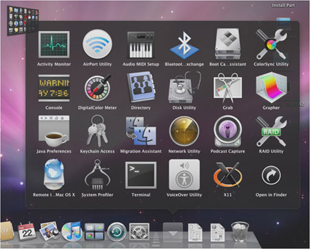 Новые скриншоты Mac OS X Snow Leopard