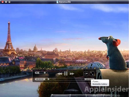 В новой сборке Snow Leopard новые Finder и QuickTime Player