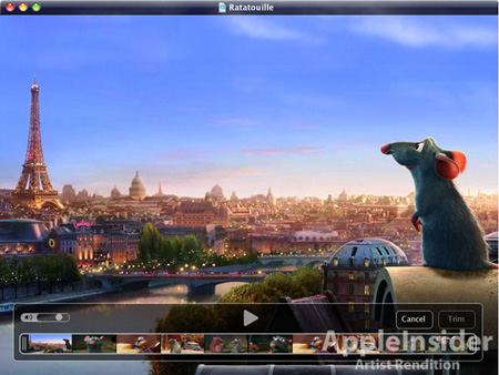 В новой сборке Snow Leopard новые Finder и QuickTime Player