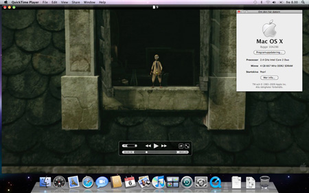 В новой сборке Snow Leopard новые Finder и QuickTime Player