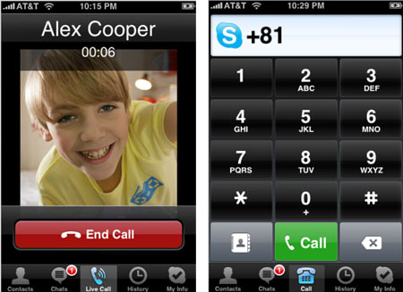 Skype для iPhone уже в App Store
