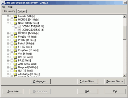 Восстановление данных: Zero Assumption Recovery v.8.4