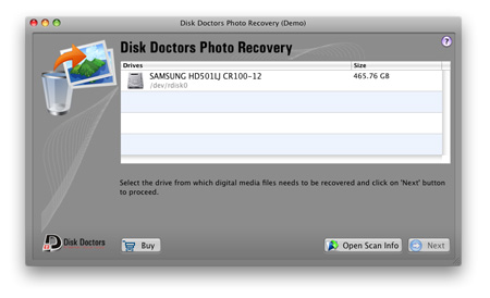 Advanced Photo Recovery для Mac OS X восстанавливает удаленные медиафайлы