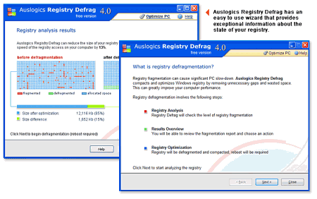 Утилиты: Auslogics Registry Defrag v.5.2.19.455