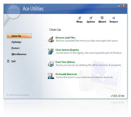 Настройщики: Ace Utilities v.5.0.0