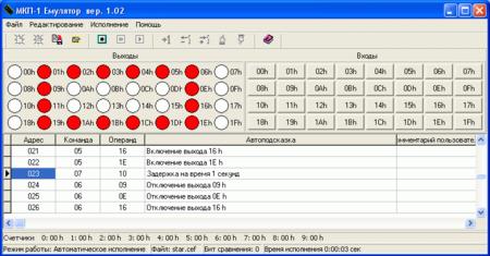 Эмулятор МКП-контроллера 1.01