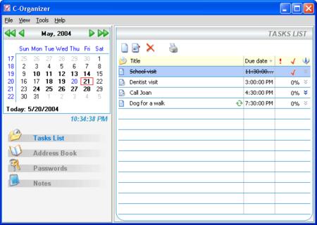 C-Organizer ver. 3.1