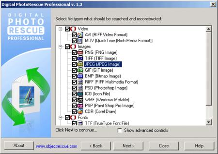 Digital PhotoRescue Professional ver. 2.0