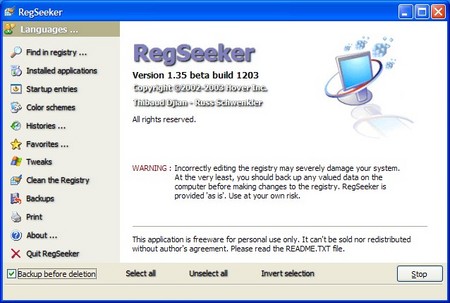 RegSeeker 1.45