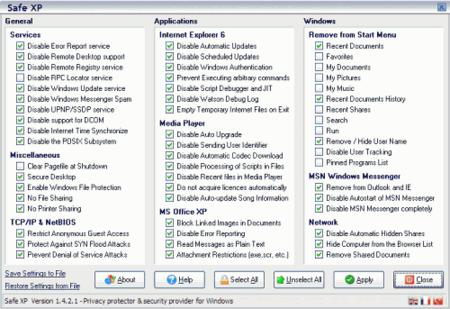Safe XP 1.5.7.14 (Freeware)