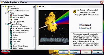 WinSettings ver. 8.0